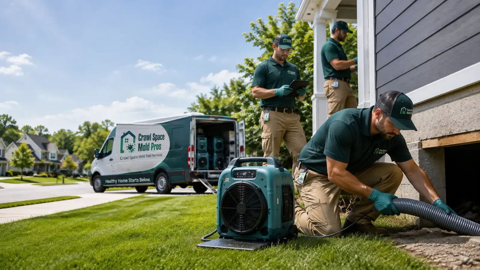 Crawl Space Mold Removal in Menahga, MN